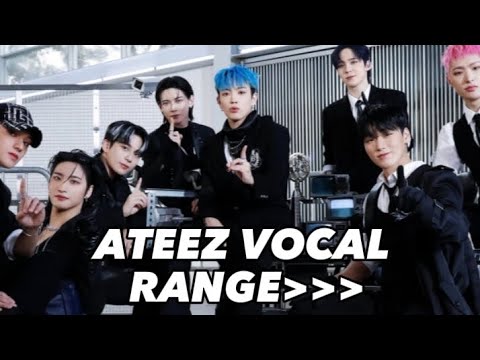 ateez vocal range is actually insane!