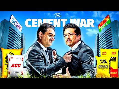 The Cement War 🔥 Adani vs Birla | UltraTech & ACC & Ambuja Case Study | Kumar Mangalam | Live Hindi