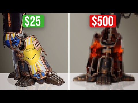 I asked artists on Fiverr to paint the worlds most expensive Warhammer