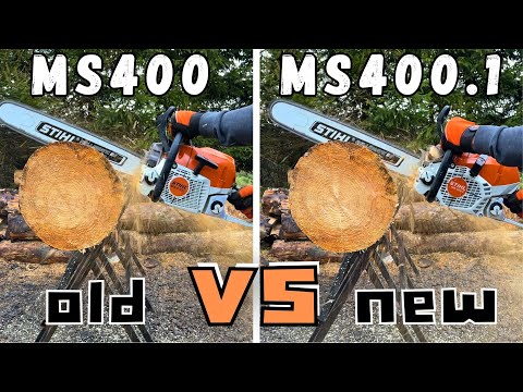 Brand New STIHL MS 400.1 vs Old MS 400 Chainsaw! BETTER OR WORSE?