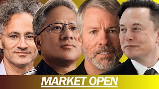 TESLA & PALANTIR GREEN, JOBS DATA, IS SANTA RALLY HERE, FINAL 3 TRADING DAYS DECEMBER | MARKET OPEN