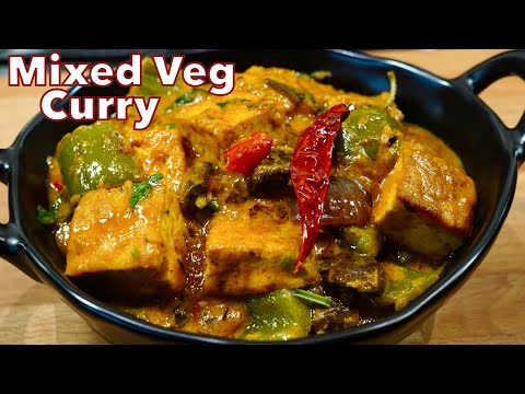 MIX VEGETABLE RECIPE WITH TOFU (VEGAN) | Tofu Curry With Veggies