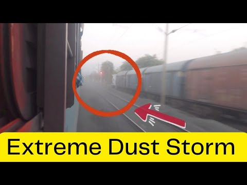 Extreme Dust Storm Hitting By Karnavati Express