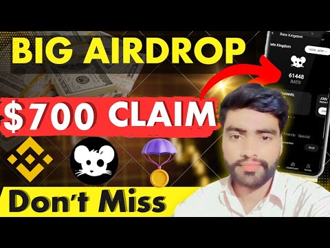 Rats kingdom airdrop withdrawal | rats kingdom listing date | crypto airdrop | telegram new airdrop