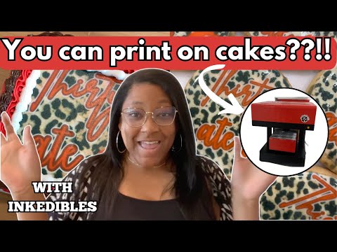 You Can PRINT on Cakes! | Day in the Life of a Baker with Inkedibles Edible Printer