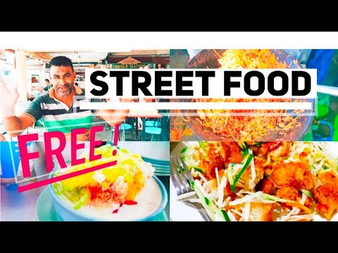 FREE Food? Amazing Malaysia #6 Street Food. Mamak Rojak, Mamak Mee Goreng, Chendol.