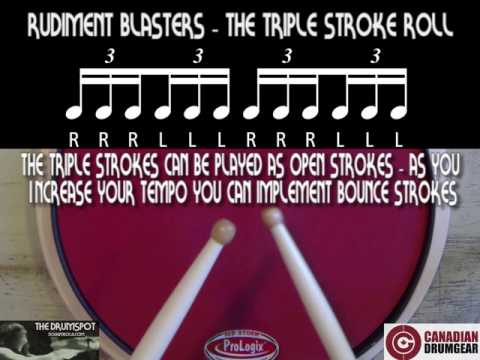 The Triple Stroke Roll - Canadian Drum Gear - DOUGMEOLA.COM / The DrumSpot