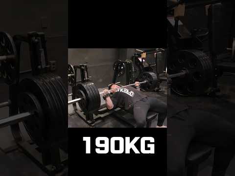 벤치 체중 2배 (95kg/190kg ) #shorts #benchpress