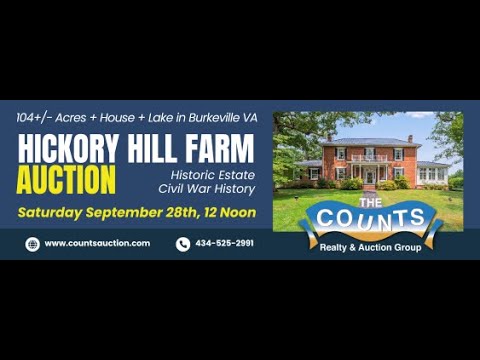 Hickory Hill Farm Auction   Counts Realty and Auction Group   30 sec