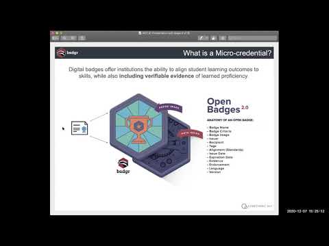 Bill Moseley & Wayne Skipper on Microbadging: Opening Week 2021 (Excerpted from ACCJC Webinar)