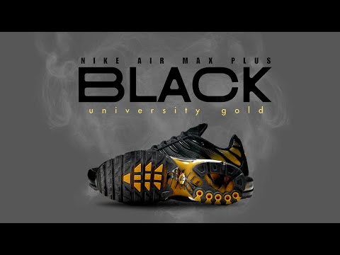 Nike Air Max Plus BLACK UNIVERSITY GOLD 2025 DETAILED LOOK + PRICE