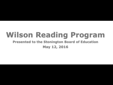 Wilson Reading Program Presentation