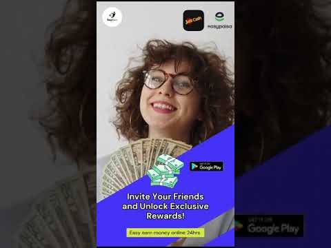 No 1 Fast Pakistani Earning App 2024 withdraw Easypaisa Jazzcash • Online Earning without investment