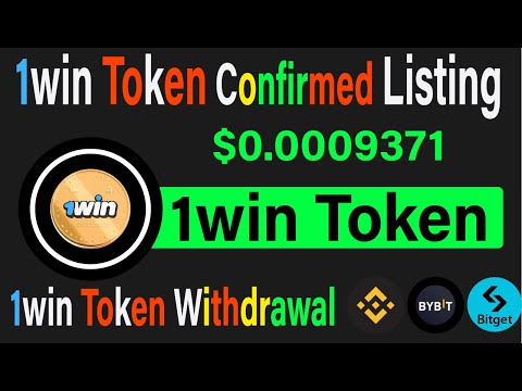 1Win Token Listing Date | 1 Win Token withdrawal |1Win Token Price Prediction |#crypto #blum  #dogs