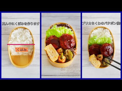 How to pack Japanese Bento🍱 Rice Magic Bento Lunch Box Wappa Bento