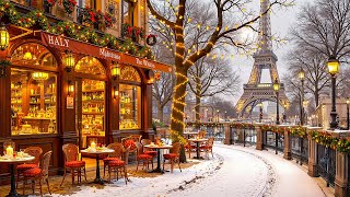 Saturday Morning Jazz - Relaxing Piano Jazz Music at Paris Coffee Shop Ambience ~ Winter Jazz