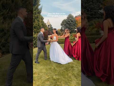 POV: the first of the siblings gets married #weddingdress #canadalife #fallwedding