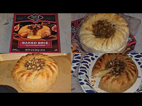 Costco Sale Item Review Fotis Fine Foods Baked Brie Fig Jam & Chopped Walnuts Taste Test