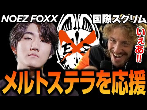 NOEZ FOXXのメルトステラを見て応援するNiceWigg【Apex翻訳/世界スクリム】