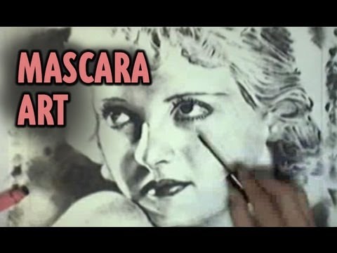 Makeup Art Mascara Speed Painting Bette Davis