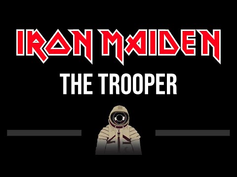 Iron Maiden • The Trooper (CC) (Upgraded Video) 🎤 [Karaoke] [Instrumental Lyrics]