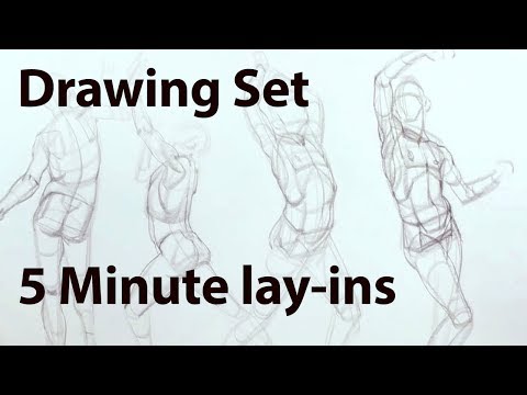 Drawing set: 5 Minute Lay-Ins