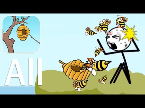 Save the Bee - Draw And Save The Bee - All Levels - Fun Puzzle Gameplay Walkthrough