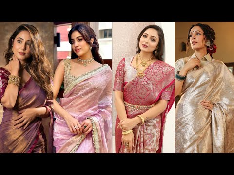 Latest Tissue Silk Saree Trends 2024-25/Traditional vs Modern Tissue Silk Saree Styles/Perfect Saree