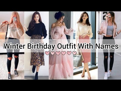 Winter birthday outfits with name/Winter birthday outfit ideas/Winter birthday dress for girls women