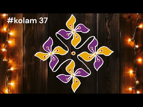 Navaratri special kolam designs 😇 simple kolam day 7❤️