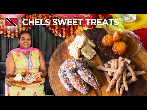 Barfi, Rasgula, Gulab Jamun & Kurma by Chelsea in Rio Claro, Trinidad & Tobago 🇹🇹 Foodie Nation