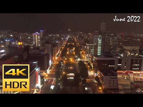 [4K HDR] 札幌駅からテレビ塔を散策 2022 / Strolling from Sapporo Station to the TV Tower (Hokkaido, Japan)