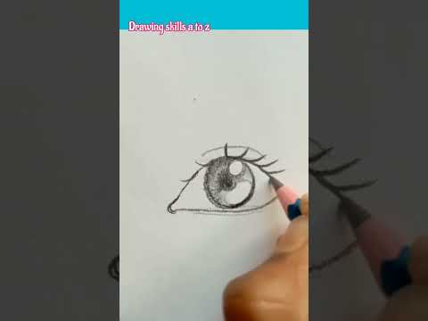 Easy eye drawing#Shorts