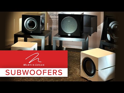 NEW MartinLogan Subwoofers at Audio Advice Live 2024! ML Dynamo, Dynamo Foundation & Abyss