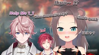 Minase can't handle Matsuri's 𝕪𝕒𝕓𝕒𝕚𝕟𝕖𝕤𝕤 ft. Ha Yun ǀ Hololive ǀ Neo-Porte ǀ Nijisanji