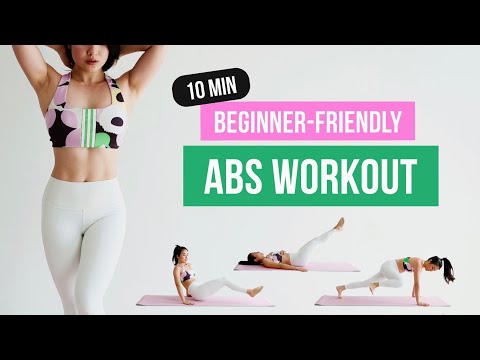 健身初中學者在家練核心10分鐘運動｜每日一回練出馬甲線 10 min beginner-friendly abs workout