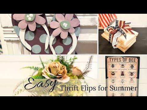 🌸5 MUST SEE SUMMER DIYS & THRIFT FLIPS 🌸 HELLO SUMMER 🌸EASY DECORATING WITH A VEVOR AIRBURSH 😱