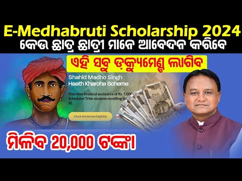 E-medhabruti Scholarship 2024 // State Scholarship New Apply Process // Odia Sikhya