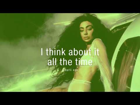 Vietsub |  I think about it all the time - Charli xcx | Lyrics Video