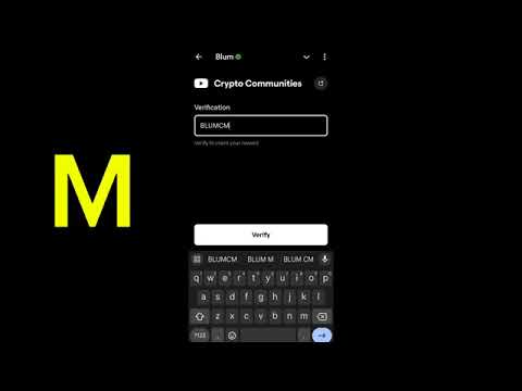 Crypto Communities? Blum Video Code |What s Crypto DEX Blum Today Verification Keyword Today Code