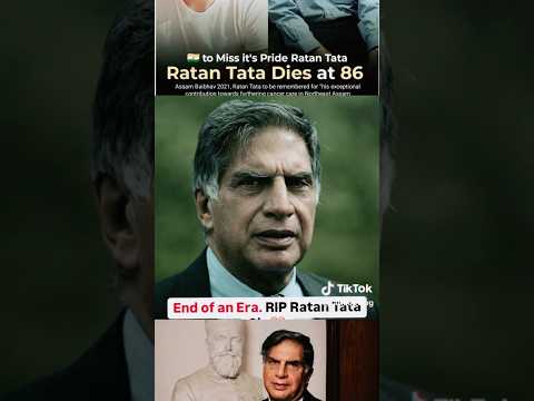 industrial legend Ratan Tata died at age 86 ….. salute 🫡    #tata #ratantata #legend #endofera