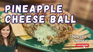 Pineapple Cheese Ball - A Perfect Sweet & Savory Appetizer - Steph’s Stove