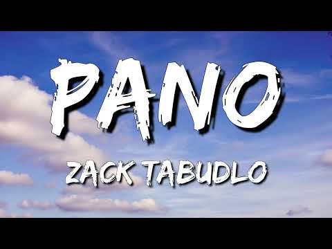 Zack Tabudlo ●─ Pano (Lyrics)