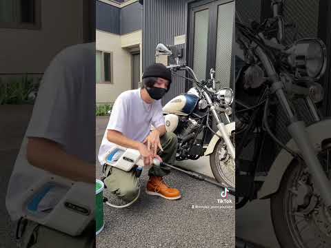 【バイク洗車】高圧洗浄機で洗車したらめちゃくちゃ楽だったwww