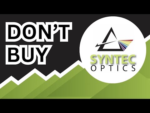 DON'T BUY Syntec Optics Stock (Until You Watch This Analysis) #OPTX