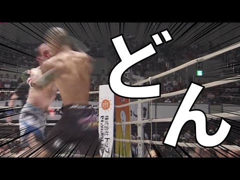 まさかの肘打ち一撃で久々のKO勝利【RIZIN】