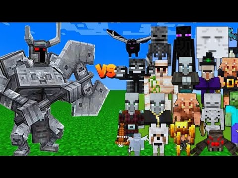 FERROUS vs MINECRAFT MOBS - EPIC MINECRAFT BATTLE!