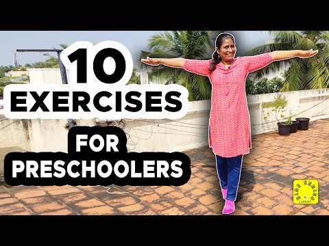 10 Exercises for Kids | Gross and Fine Motor Skills #preschoolers #kids   #online #excercise #learn