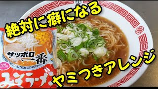 サッポロ一番みそラーメン○○したらヤミつき間違いなし！アレンジ レシピ 裏ワザ インスタントラーメン 袋麺 旨い 美味しい 簡単 麺料理 作り方 Japanese ramen arrange