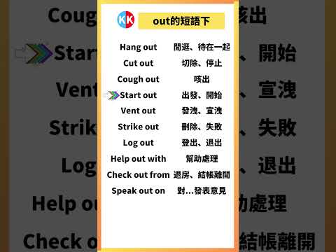 【零基礎英文短語】out短語下 #英文  #英文短語 #常見短語 #基礎英文短語 #跟讀英文單詞 #英文聽力